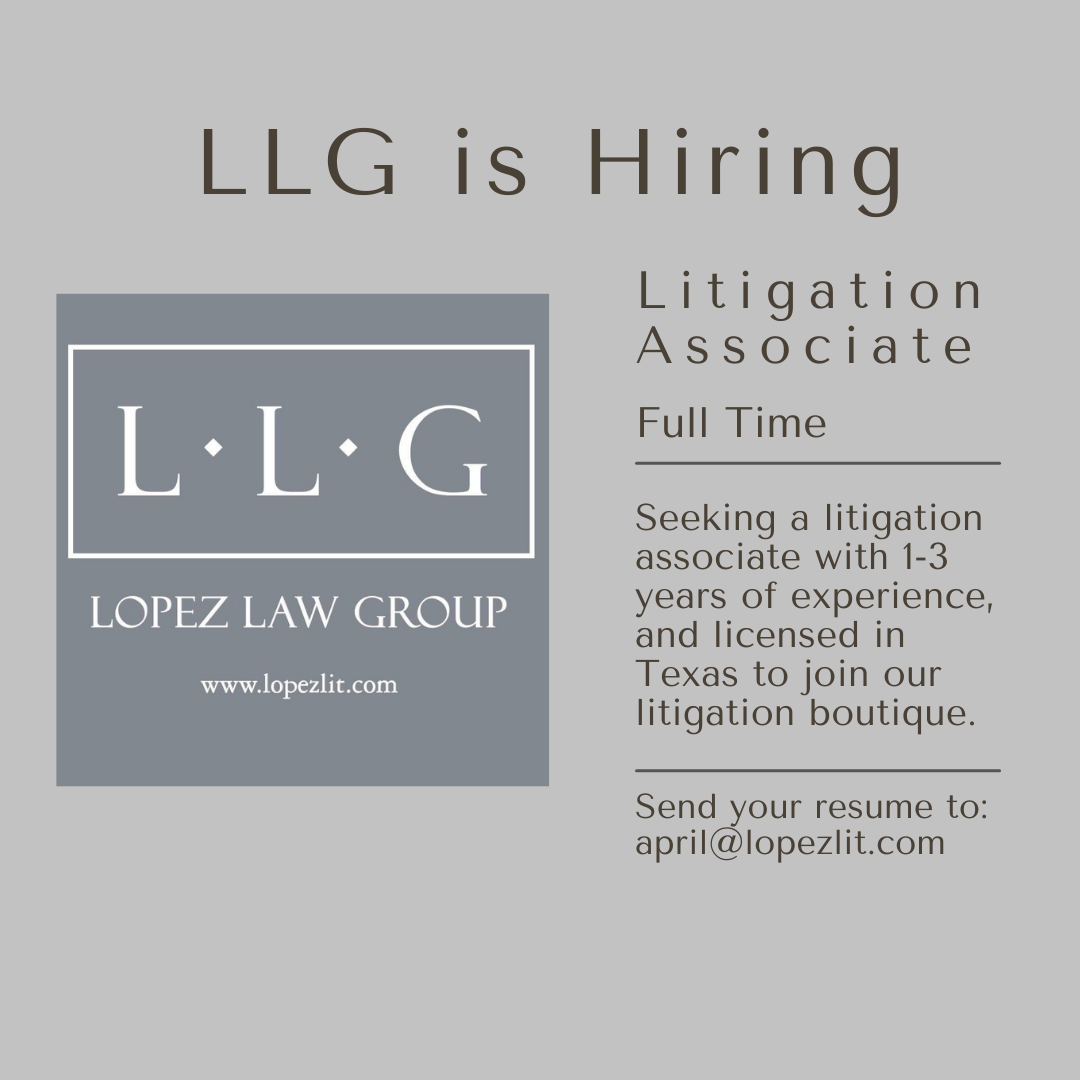 LLG is Hiring a Litigation Associate